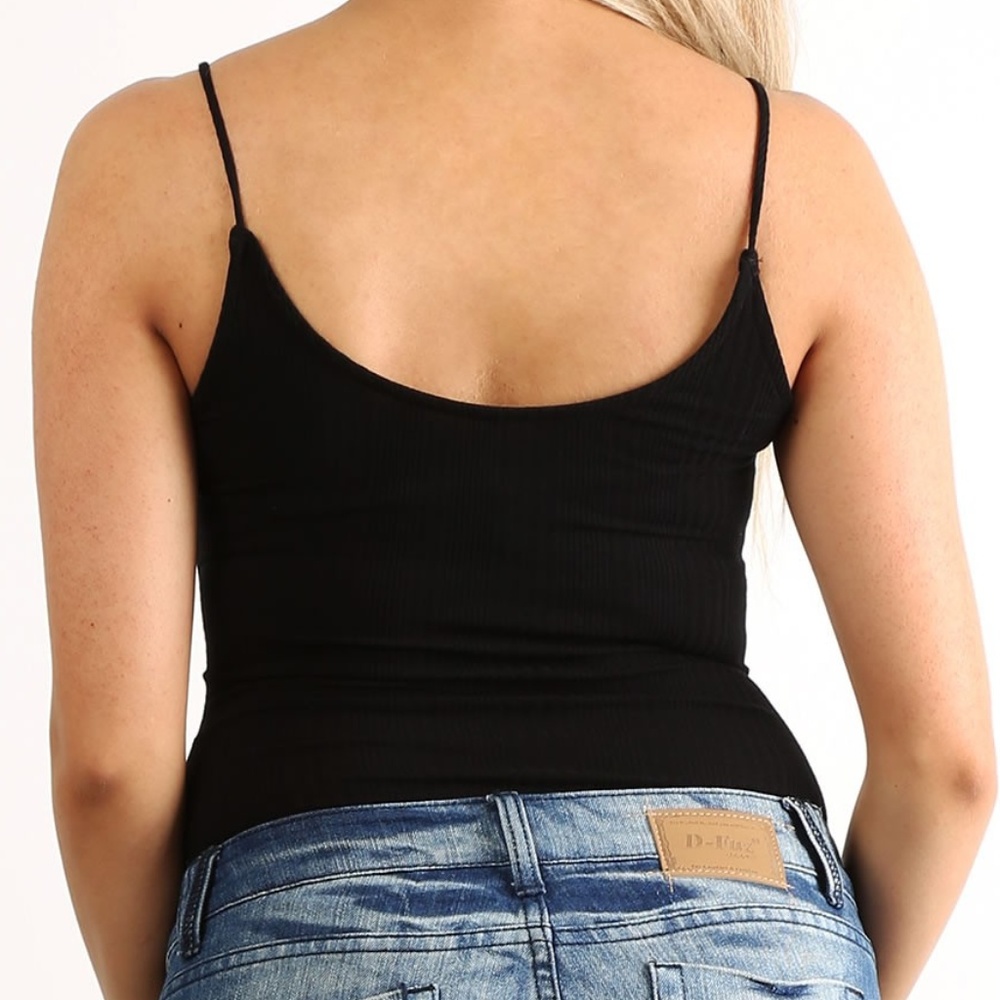 Blush Ribbed Bodysuit - Picture 4 of 6